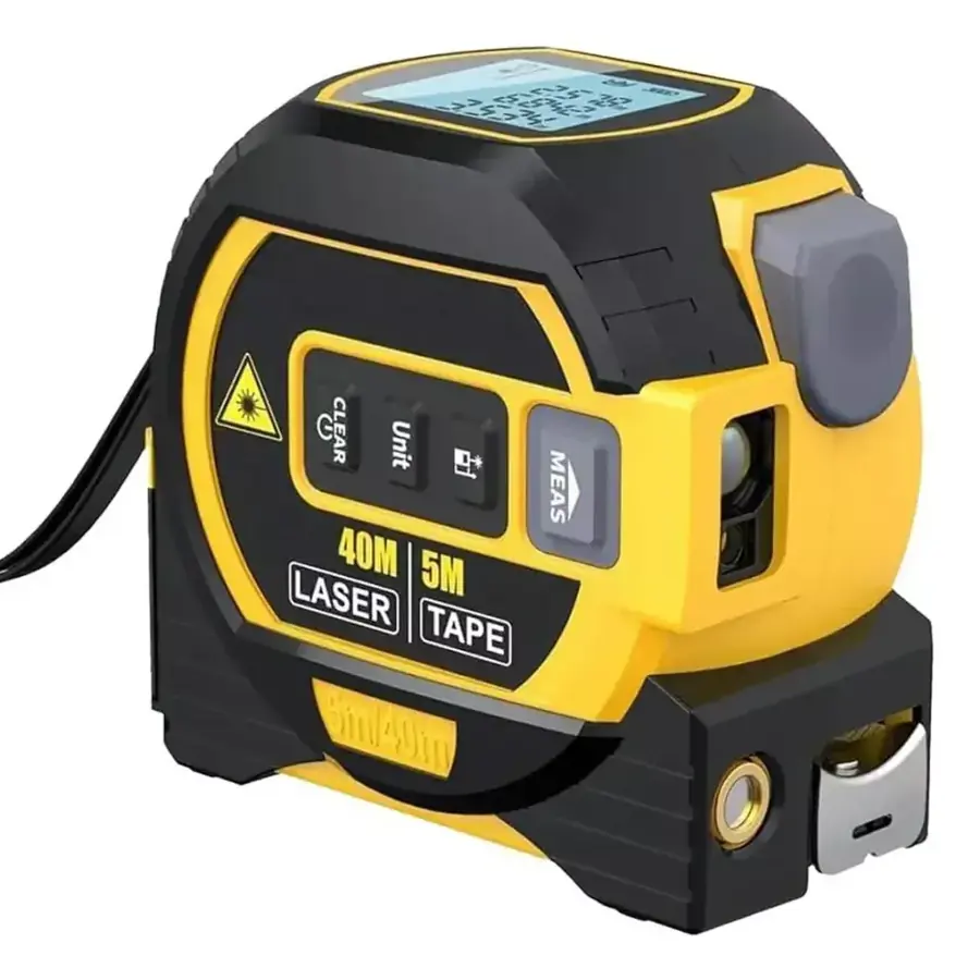 Cinta metrica laser 3 en 1